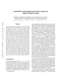 AnchorOPT: Towards Optimizing Dynamic Anchors for Adaptive Prompt Learning