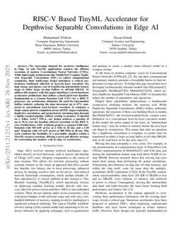 RISC-V Based TinyML Accelerator for Depthwise Separable Convolutions in Edge AI