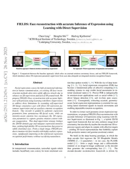 FIELDS: Face reconstruction with accurate Inference of Expression using Learning with Direct Supervision