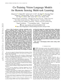 Co-Training Vision Language Models for Remote Sensing Multi-task Learning