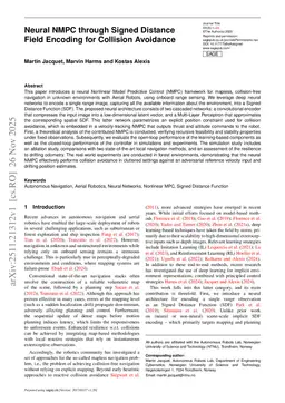 Neural NMPC through Signed Distance Field Encoding for Collision Avoidance