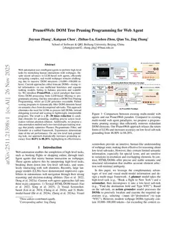 Prune4Web: DOM Tree Pruning Programming for Web Agent