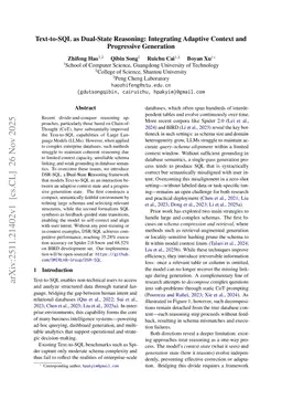 Text-to-SQL as Dual-State Reasoning: Integrating Adaptive Context and Progressive Generation