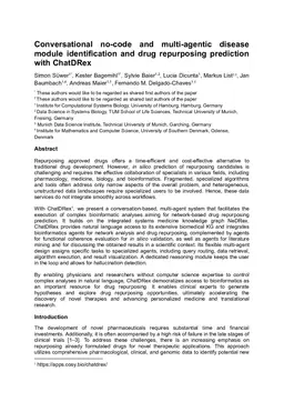 Conversational No-code, Multi-agentic Disease Module Identification and Drug Repurposing Prediction with ChatDRex