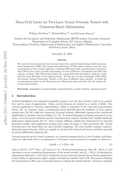 Mean-Field Limits for Two-Layer Neural Networks Trained with Consensus-Based Optimization