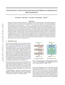 IntAttention: A Fully Integer Attention Pipeline for Efficient Edge Inference