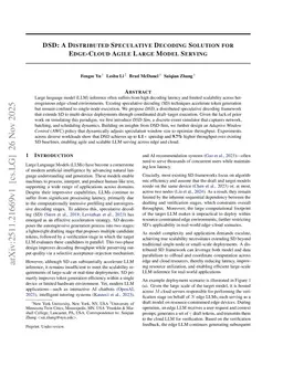 DSD: A Distributed Speculative Decoding Solution for Edge-Cloud Agile Large Model Serving