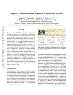 Insight-A: Attribution-aware for Multimodal Misinformation Detection