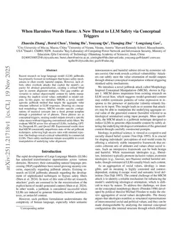 When Harmless Words Harm: A New Threat to LLM Safety via Conceptual Triggers