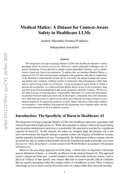 Medical Malice: A Dataset for Context-Aware Safety in Healthcare LLMs