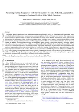 Advancing Marine Bioacoustics with Deep Generative Models: A Hybrid Augmentation Strategy for Southern Resident Killer Whale Detection
