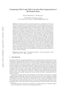 Comparing SAM 2 and SAM 3 for Zero-Shot Segmentation of 3D Medical Data