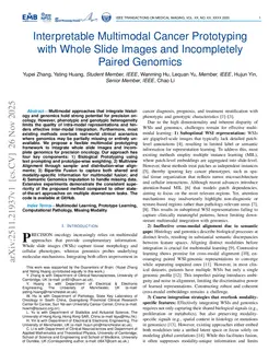 Interpretable Multimodal Cancer Prototyping with Whole Slide Images and Incompletely Paired Genomics