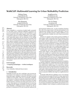 WalkCLIP: Multimodal Learning for Urban Walkability Prediction