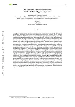 A Safety and Security Framework for Real-World Agentic Systems