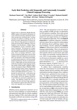Early Risk Prediction with Temporally and Contextually Grounded Clinical Language Processing