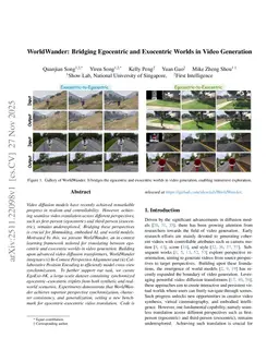 WorldWander: Bridging Egocentric and Exocentric Worlds in Video Generation