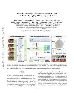 DualVLA: Building a Generalizable Embodied Agent via Partial Decoupling of Reasoning and Action