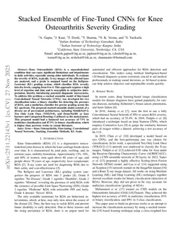 Stacked Ensemble of Fine-Tuned CNNs for Knee Osteoarthritis Severity Grading