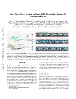 HybridWorldSim: A Scalable and Controllable High-fidelity Simulator for Autonomous Driving