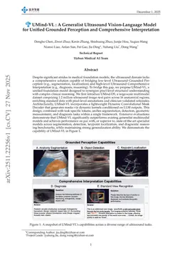 UMind-VL: A Generalist Ultrasound Vision-Language Model for Unified Grounded Perception and Comprehensive Interpretation