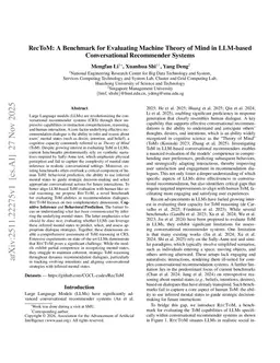 RecToM: A Benchmark for Evaluating Machine Theory of Mind in LLM-based Conversational Recommender Systems