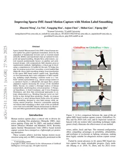 Improving Sparse IMU-based Motion Capture with Motion Label Smoothing