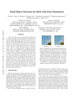 Small Object Detection for Birds with Swin Transformer