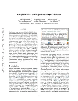 Unexplored flaws in multiple-choice VQA evaluations