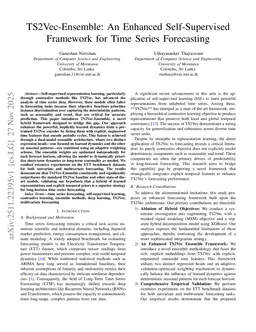 TS2Vec-Ensemble: An Enhanced Self-Supervised Framework for Time Series Forecasting