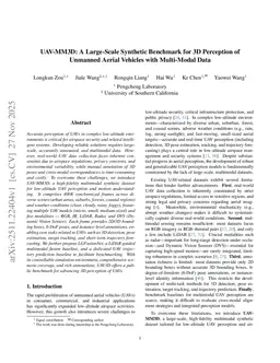 UAV-MM3D: A Large-Scale Synthetic Benchmark for 3D Perception of Unmanned Aerial Vehicles with Multi-Modal Data
