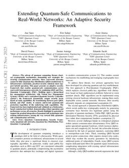 QuLore: An Adaptive Security Framework to Extend Quantum-Safe Communications to Real-World Networks