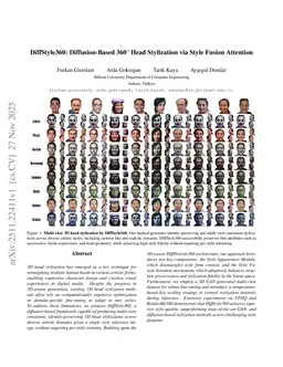 DiffStyle360: Diffusion-Based 360° Head Stylization via Style Fusion Attention