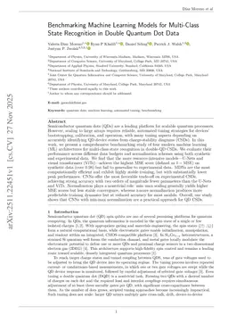 Benchmarking machine learning models for multi-class state recognition in double quantum dot data