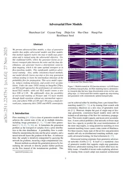 Adversarial Flow Models