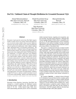 DocVAL: Validated Chain-of-Thought Distillation for Grounded Document VQA