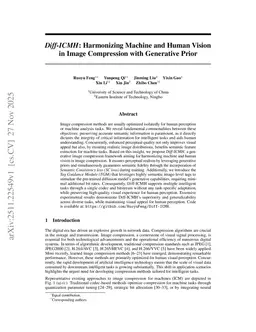 Diff-ICMH: Harmonizing Machine and Human Vision in Image Compression with Generative Prior