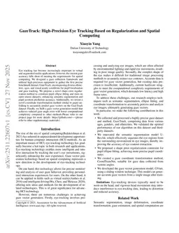 GazeTrack: High-Precision Eye Tracking Based on Regularization and Spatial Computing