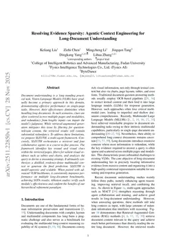 Resolving Evidence Sparsity: Agentic Context Engineering for Long-Document Understanding