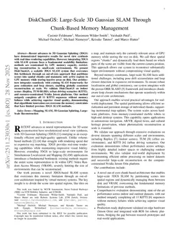 DiskChunGS: Large-Scale 3D Gaussian SLAM Through Chunk-Based Memory Management