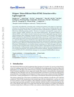 Dripper: Token-Efficient Main HTML Extraction with a Lightweight LM