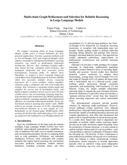 Multi-chain Graph Refinement and Selection for Reliable Reasoning in Large Language Models
