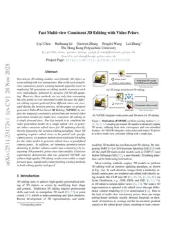 Fast Multi-view Consistent 3D Editing with Video Priors