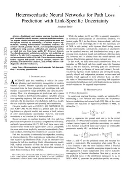 Heteroscedastic Neural Networks for Path Loss Prediction with Link-Specific Uncertainty
