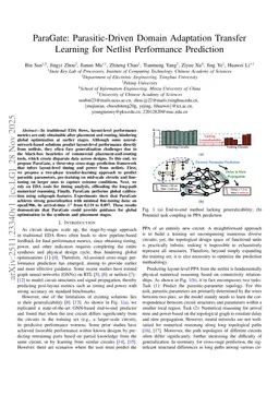 ParaGate: Parasitic-Driven Domain Adaptation Transfer Learning for Netlist Performance Prediction