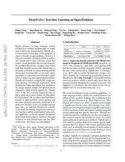 ThetaEvolve: Test-time Learning on Open Problems