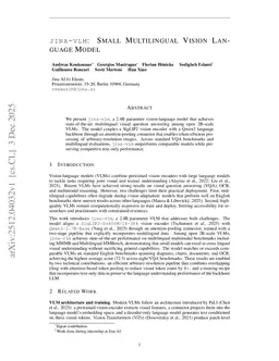 Jina-VLM: Small Multilingual Vision Language Model