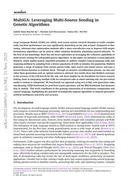 MultiGA: Leveraging Multi-Source Seeding in Genetic Algorithms