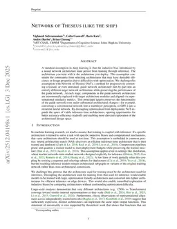 Network of Theseus (like the ship)