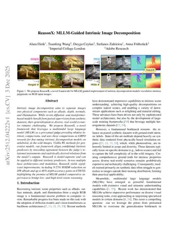 ReasonX: MLLM-Guided Intrinsic Image Decomposition